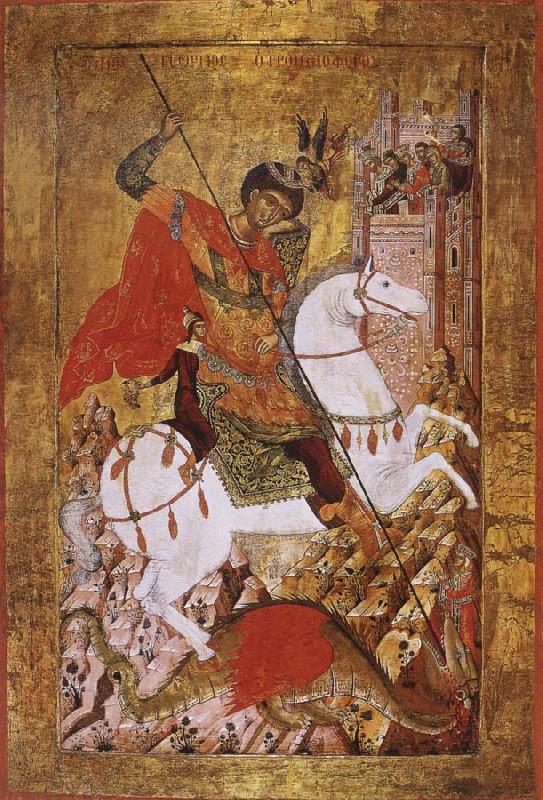 unknow artist Saint George Slaying the Dragon china oil painting image
